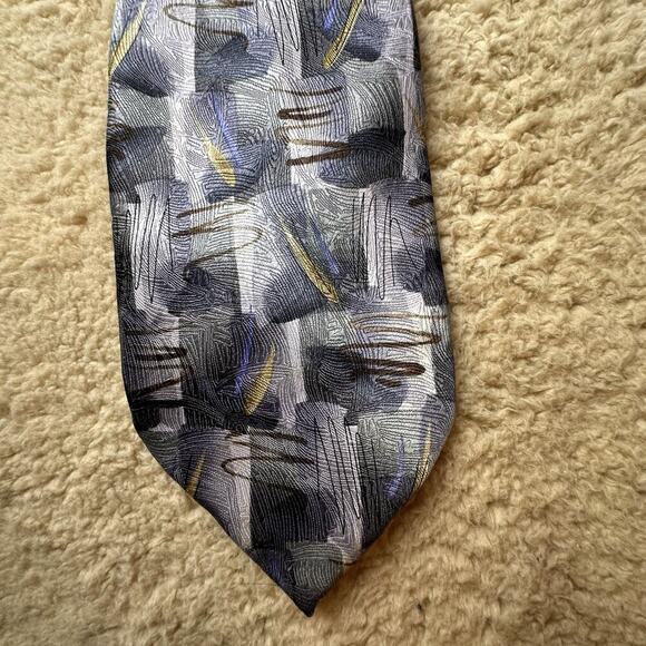 Vtg Jerry Garcia Men's Neck Silk Tie Chicken And Cat Purple Retro 90’s Ltd Ed 41 - Picture 10 of 10